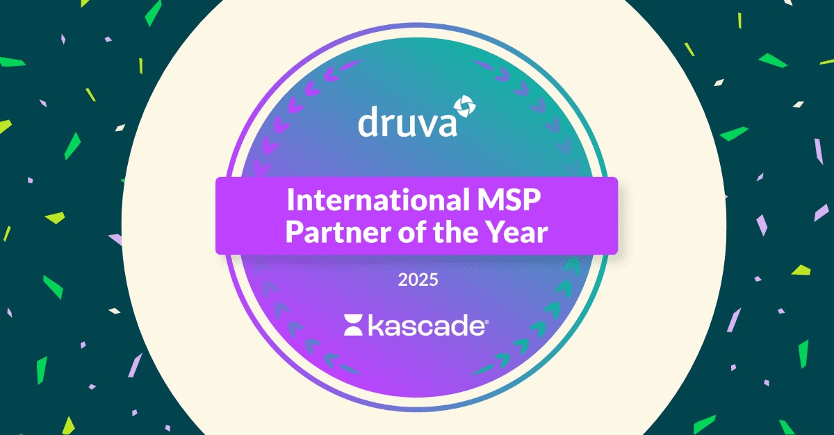 Kascade Wins Druva’s MSP Partner of the Year 2025